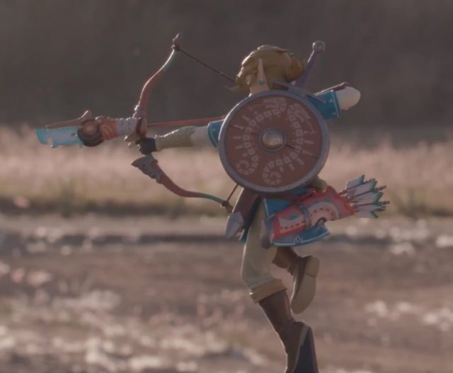 Breath of the Wild Link First4Figures Statue Back