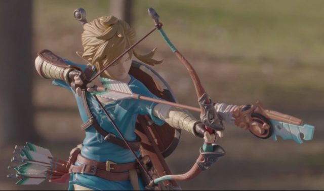 First4Figures Breath of the Wild Link PVC Statue Aiming Bow Arrow