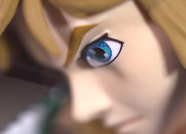 First4Figures Breath of the Wild Zelda Statue Close-Up of Link's Eye