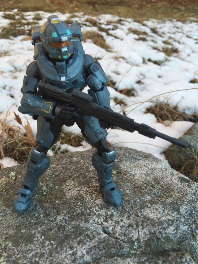 Spartan Fred-104 Halo Blue Team Mattel Six Inch Figure