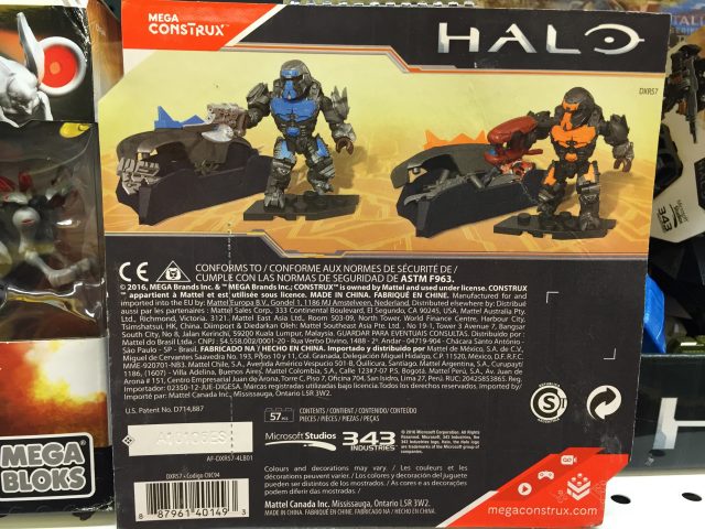 Back of Box Mega Bloks Halo Brute Customizer Pack