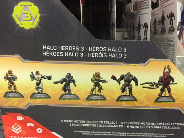 Halo Mega Construx Heroes Series 3 Case Side