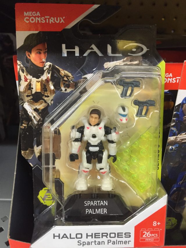 Halo Mega Construx Spartan Palmer Figure Packaged