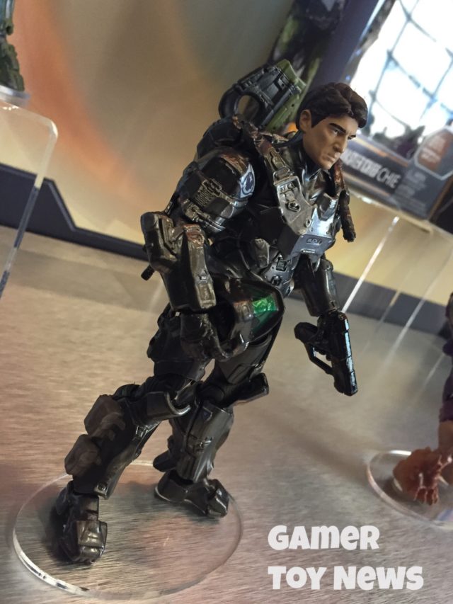 Side View of Mattel Halo 6" Spartan Buck Figure