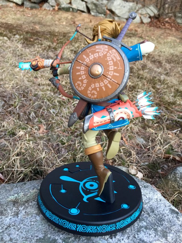 Rear View of Zelda BOTW Link PVC Statue F4F