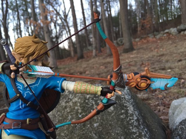 Zelda BOTW Link Bow and Arrow Close-Up F4F Figure