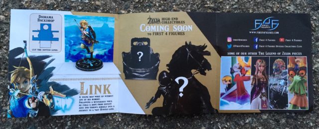 Zelda BOTW Link Statue Booklet