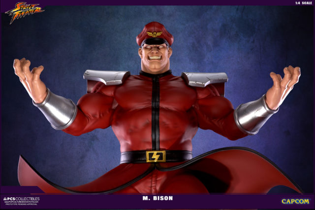 PCS Collectibles M. Bison Street Fighter Ultra Statue Close-Up