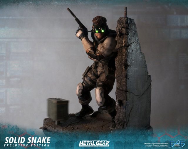 Exclusive Edition Metal Gear Solid Snake Statue First 4 Figures