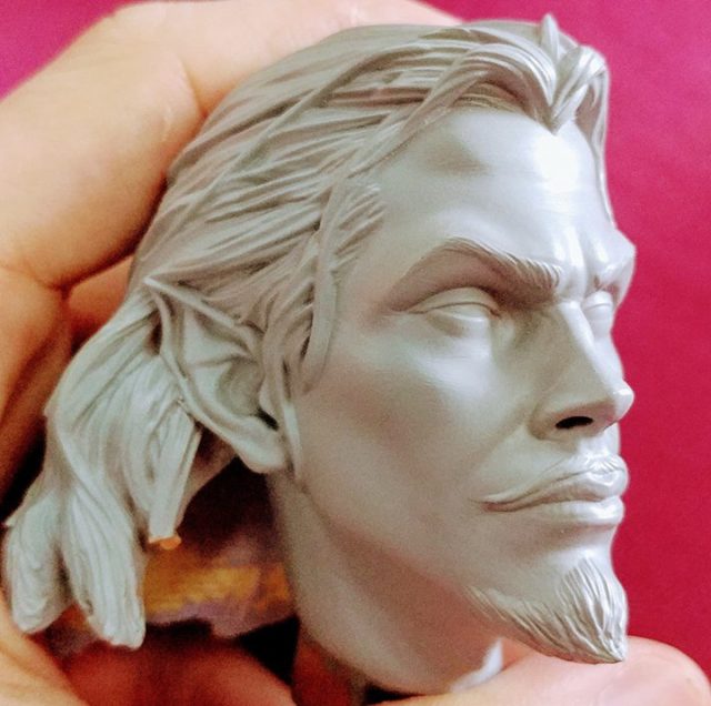 F4F Dracula Head Sculpt 2018