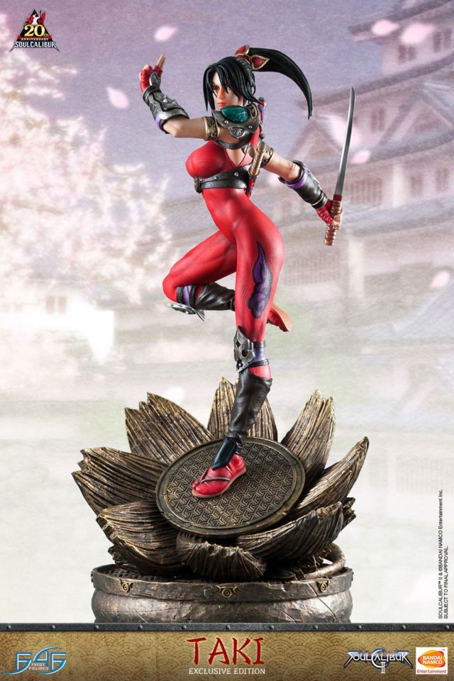 First 4 Figures Soul Calibur II Taki Statue Exclusive Base