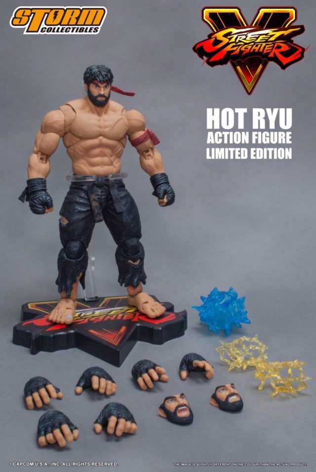 NYCC 2017 Exclusive Storm Collectibles Hot Ryu Black Pants Figure