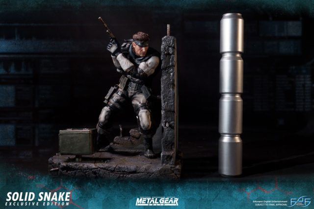 Scale Photo of MGS Snake F4F Statue