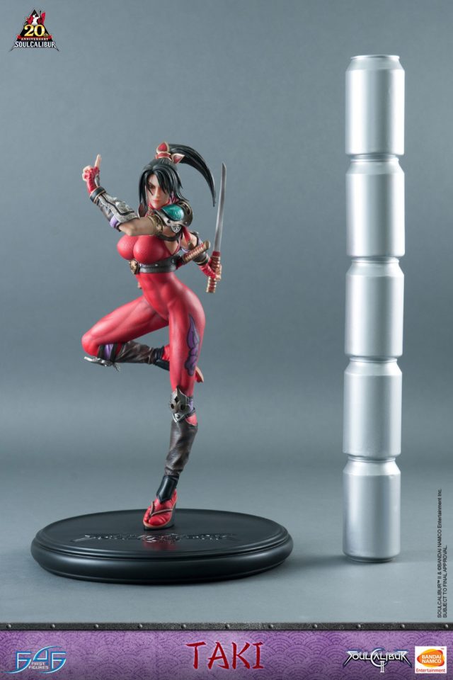 Size of F4F Soul Calibur II Taki Statue Regular Version Logo Base