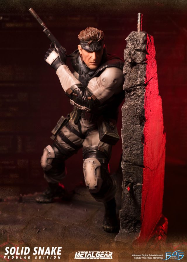 1/1 Scale Life-Size Bust : Solid Snake Metal Gear Solid 1/1 Life-Size Bust  by First 4 Figures