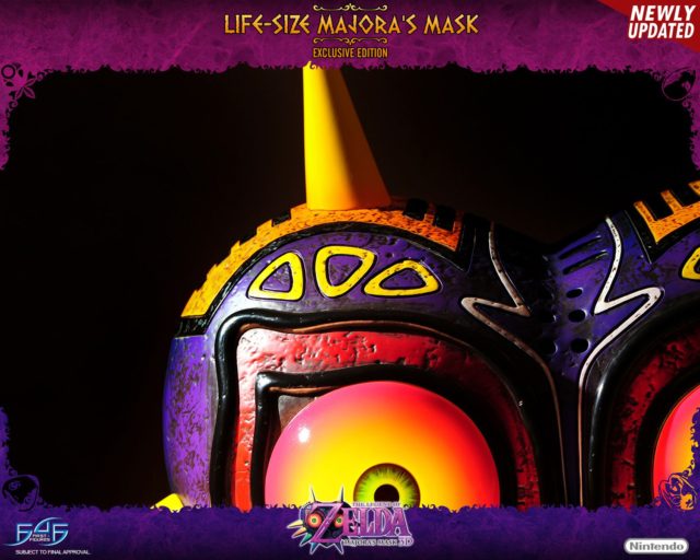 Close-Up of Texture on First 4 Figures Majora's Mask Prop Replica Updated