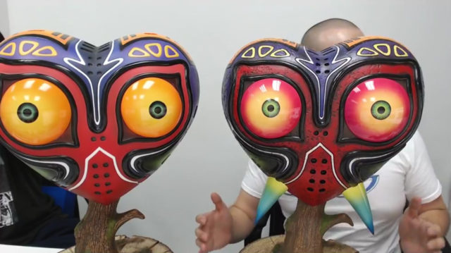 Comparison of Original and Revised F4F Majora's Mask Replicas