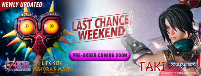 Last Chance Weekend Header for Taki and Majora's Mask Replica