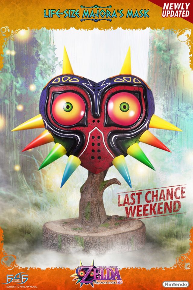 Majora's Mask F4F Statue Replica Last Chance Weekend Pre-Order