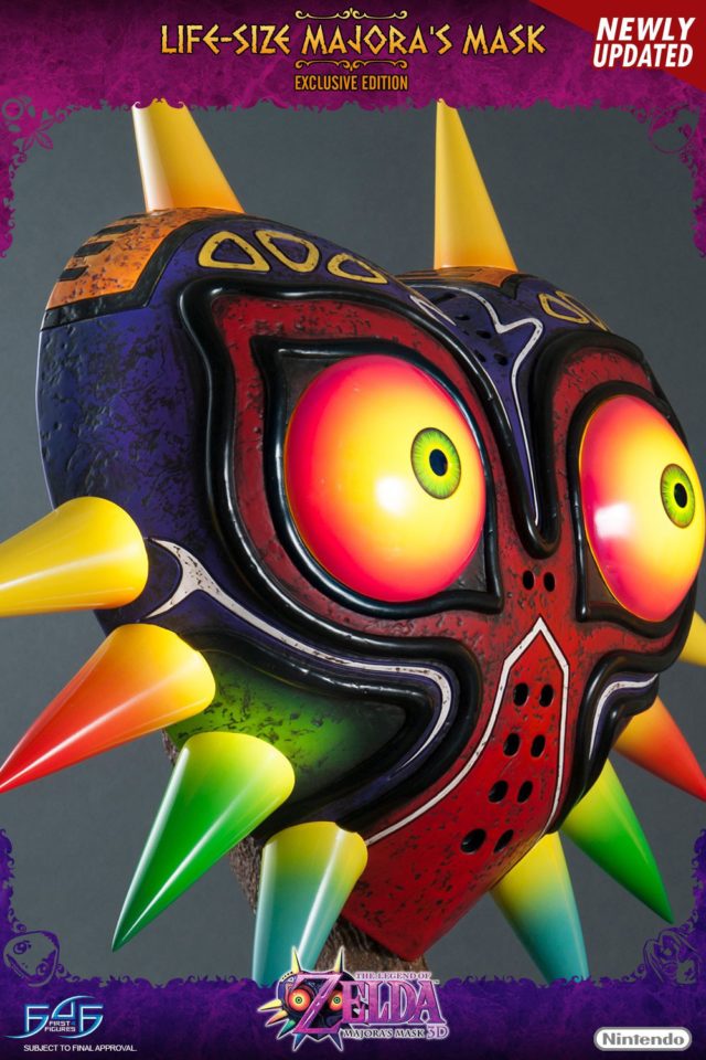 Side View of Updated F4F Majora's Mask Statue Replica