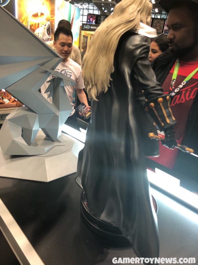 Back of Alucard Statue Cape NYCC First 4 Figures