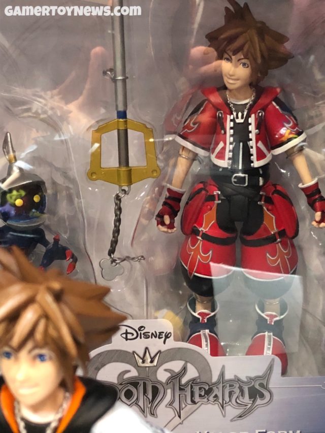 Kingdom Hearts Select Valor Form Sora Figure Packaged