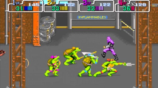 TMNT Arcade Game Screenshot