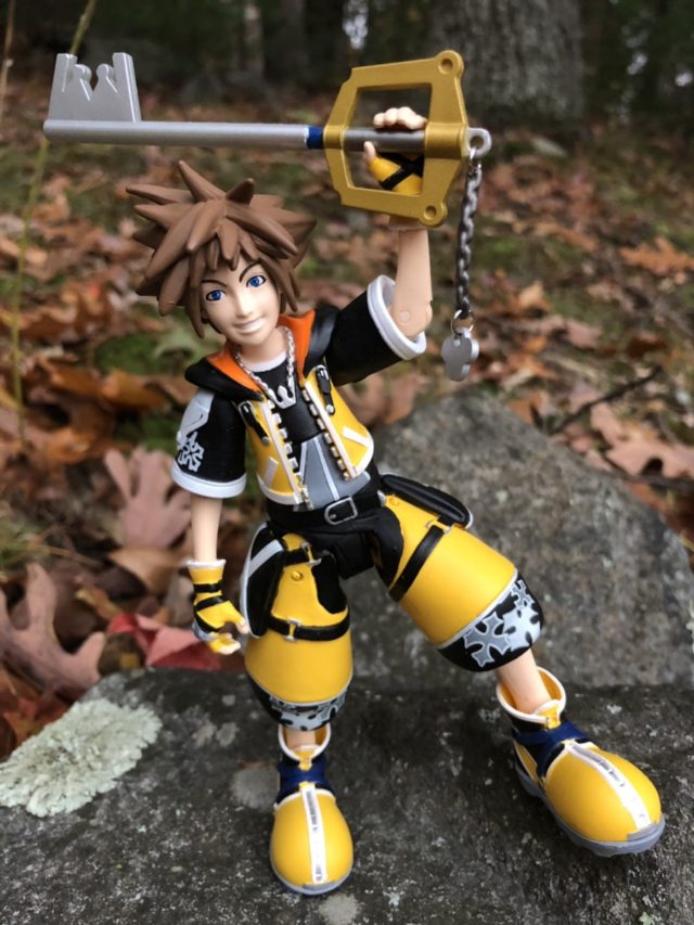 Yellow Sora Kingdom Hearts Select Action Figure with Keyblade