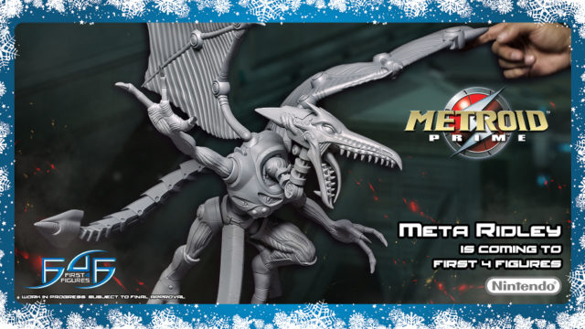 F4F Meta Ridley Statue Sneak Peek Metroid Christmas 2017