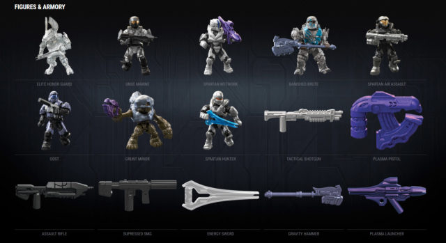 Halo Mega Construx Stormbound Series Code Number List