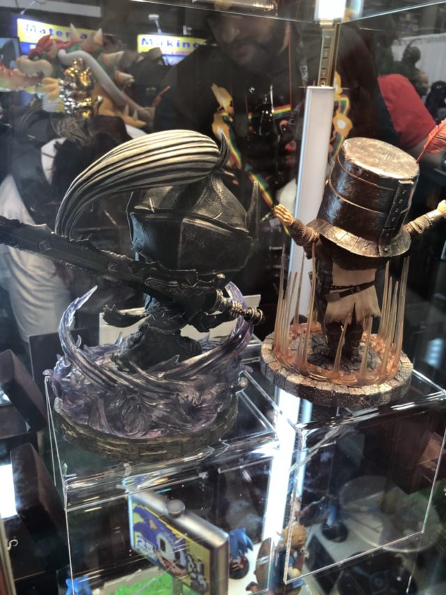 Back View of First 4 Figures Dark Souls PVC Figures Artorias Solaire