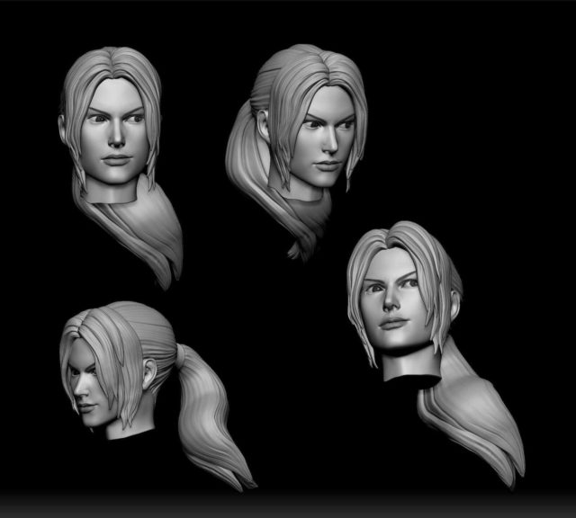 F4F Nina Williams Concept Art