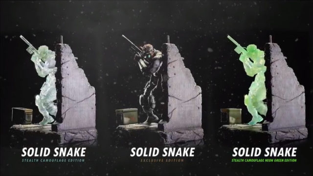 Updated Solid Snake F4F Statues