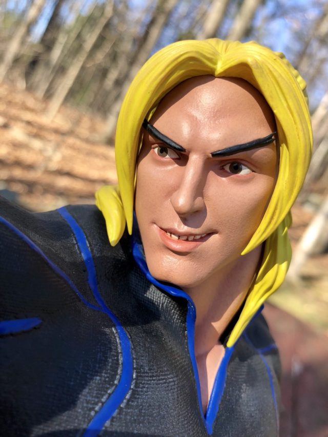 Close-Up of PCS Street Fighter V Ken Head Smirking EX