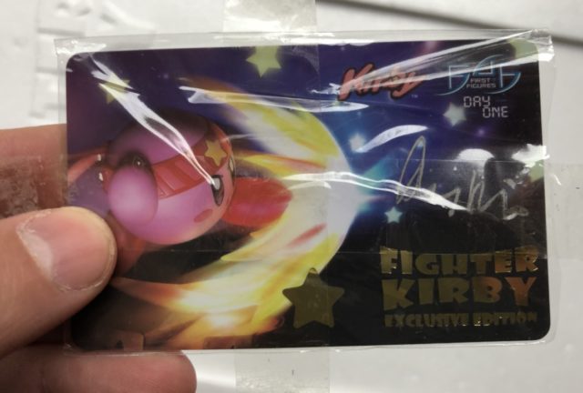 F4F Day One Fighter Kirby Art Card Signed by Alex Davis