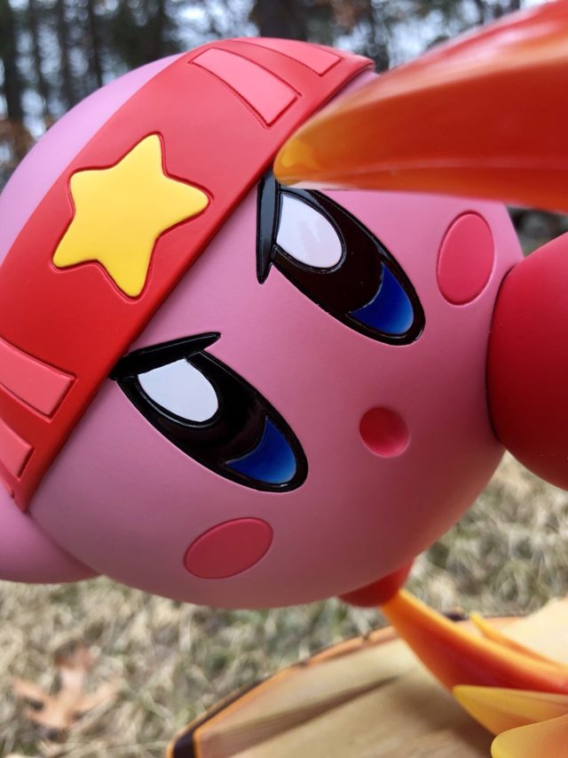 Close-Up of Fighter Kirby F4F Statue Face