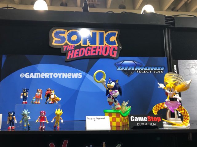 Toy Fair 2018 DST Sonic the Hedgehog Toys Display