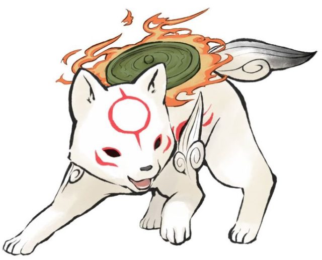 Okami Chibiterasu Official Artwork