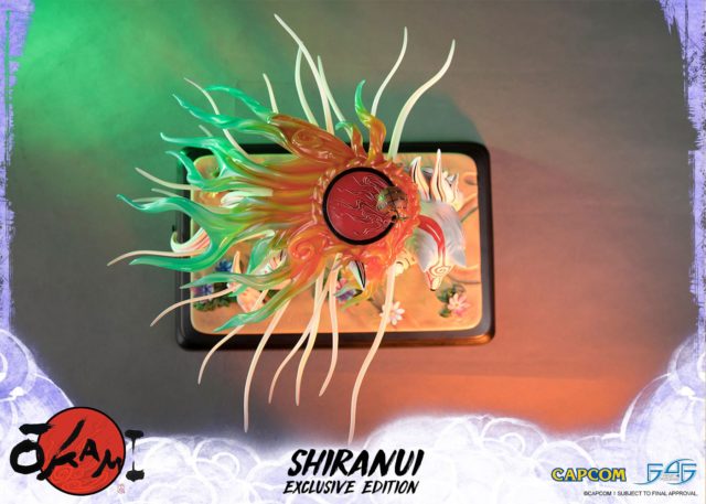 Overhead View of Shiranui First 4 Figures Statues Tendrils