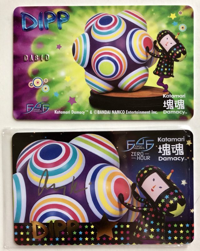 F4F Katamari Damacy Dipp Card and Signed Zero Hour Art Card