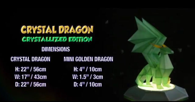 Crystal Dragon Statue Dimensions