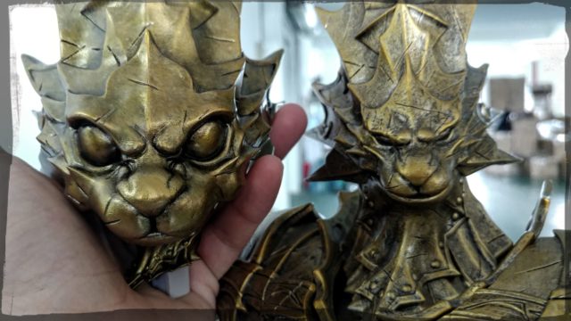 Dark Souls Ornstein SD PVC Head Comparison First 4 Figures