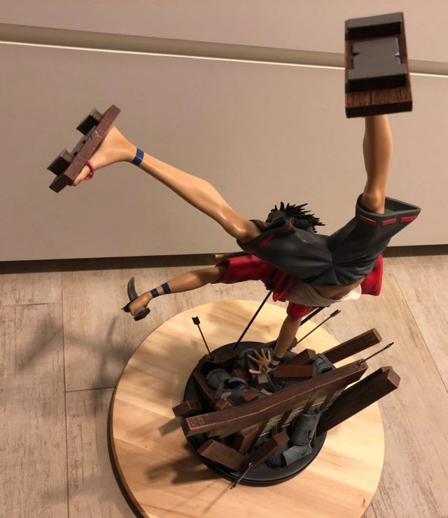 Overhead View of First 4 Figures Samurai Champloo Statue