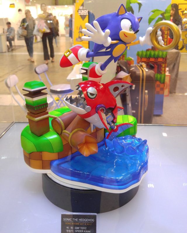 Sonic vs Chopper GNF Toyz Statue F4F Partnerships