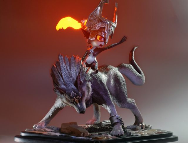 F4F Exclusive Wolf Link and Midna Statue