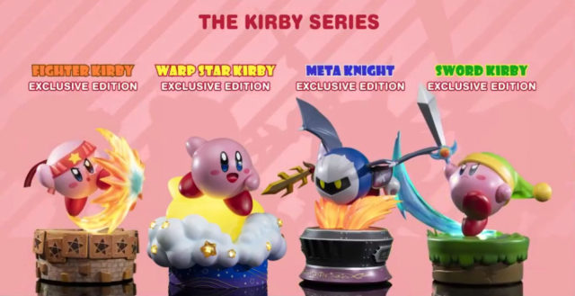 First 4 Figures Kirby Series with Warp Star Kirby