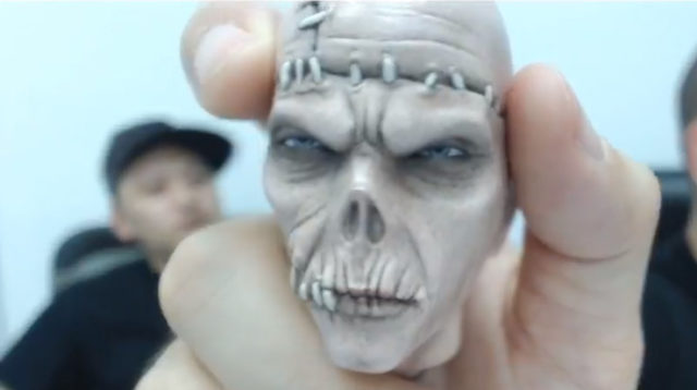 Unmasked Head for MGS Psycho Mantis Head