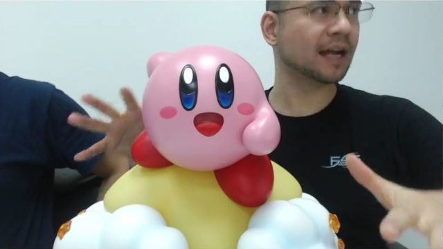 Warp Star Kirby F4F Figure on Base