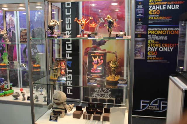 GamesCom 2018 First4Figures Booth Display Case Photos