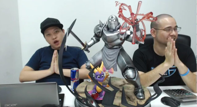 Alex and Chocks Praying for Alphonse F4F Statue